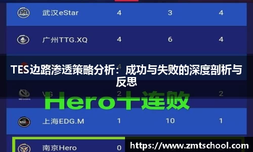 TES边路渗透策略分析：成功与失败的深度剖析与反思